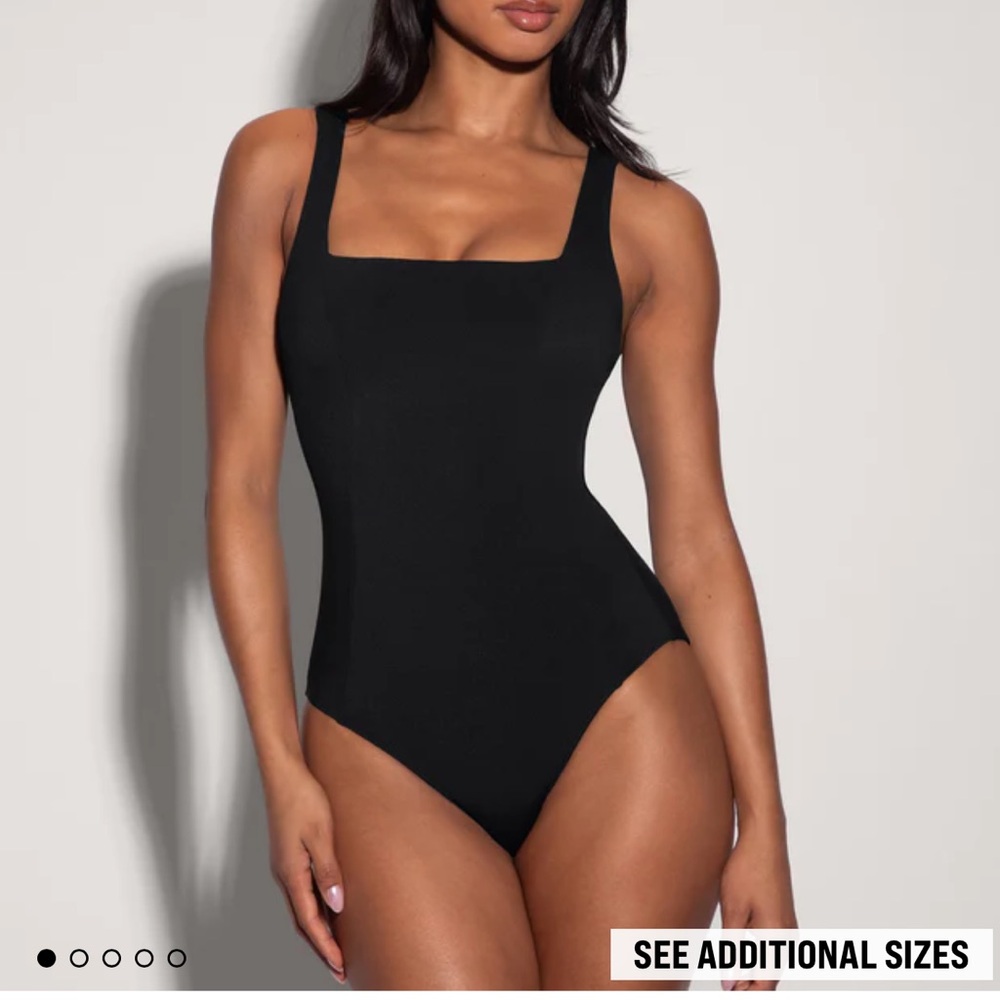 Classic Black Women's One-Piece Swimsuit